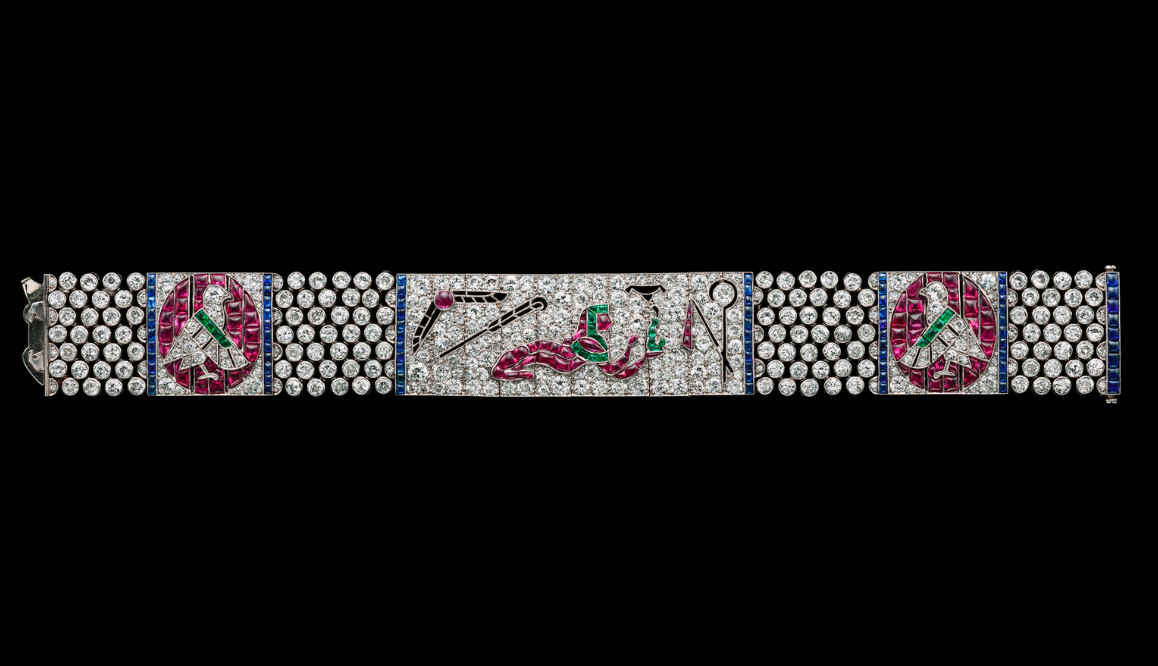 Lacloche Art Déco Egyptian Style Bracelet (Photo: courtesy of L’École School of Jewelry Arts)