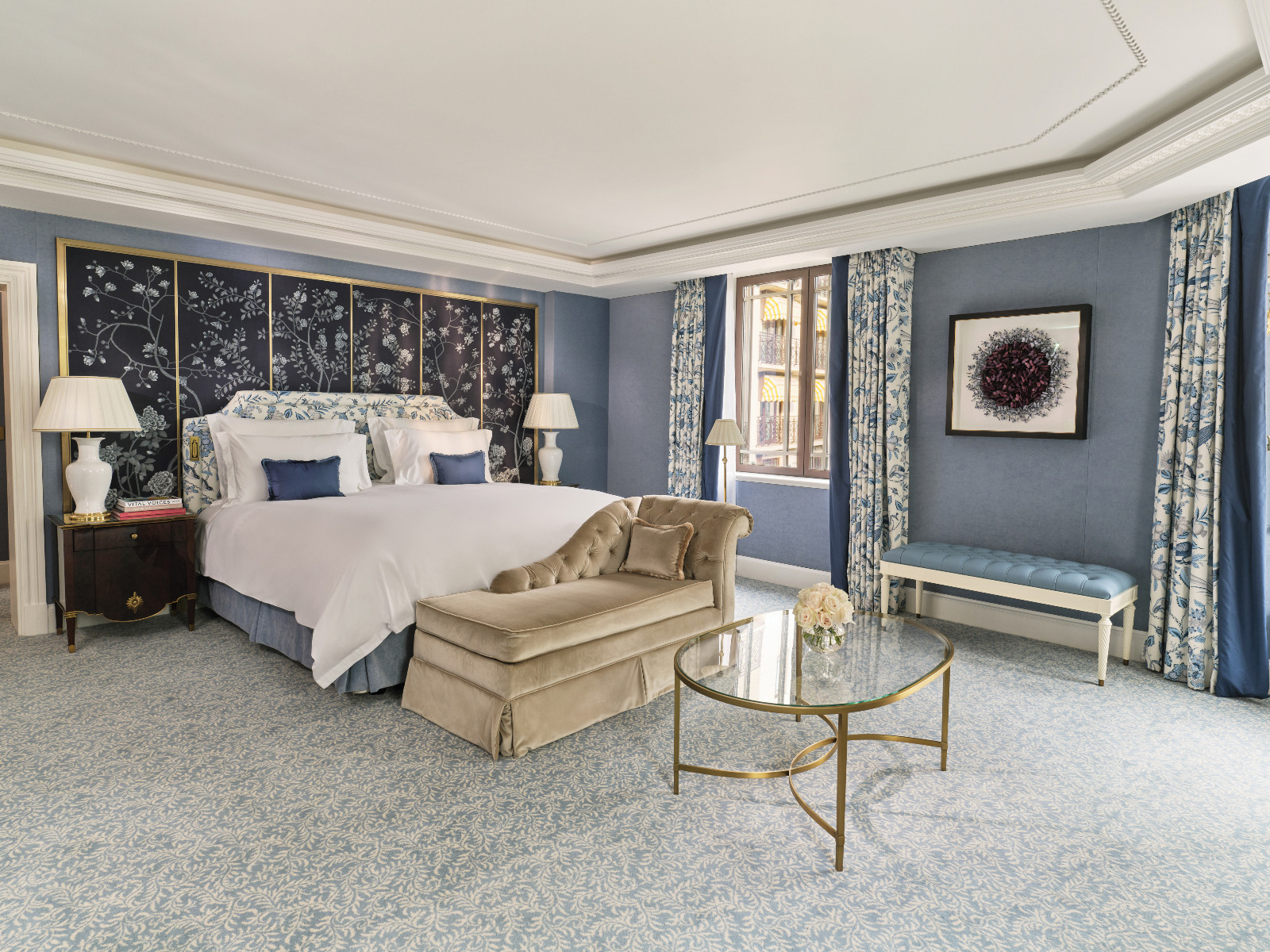 A room in one of The Dorchester’s suites in London, England
