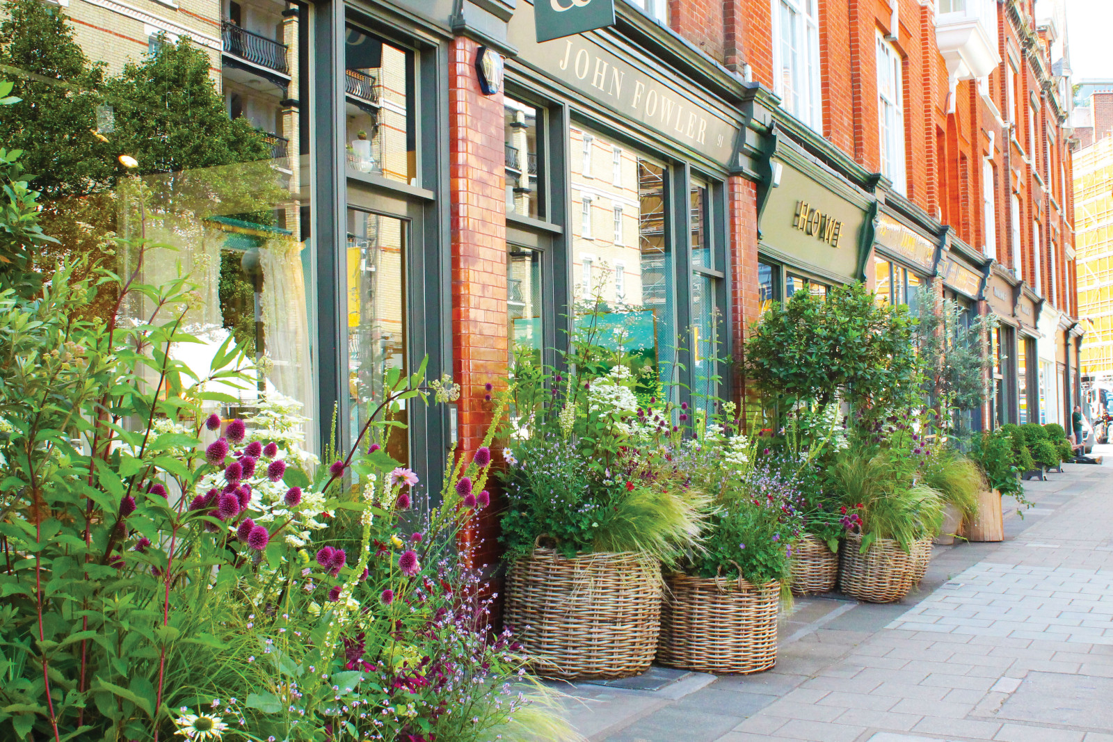 A view of Pimlico Road in London, England