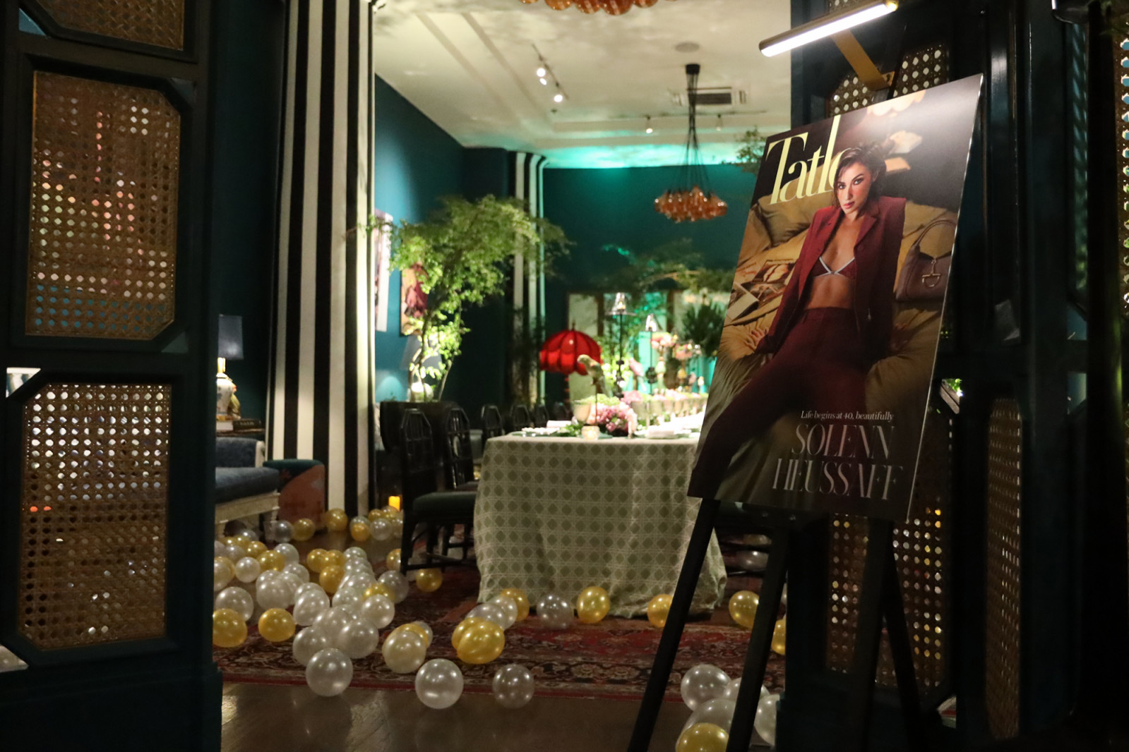 Tatler’s July cover star, Solenn Heussaff, celebrated her 40th birthday at Manila House
