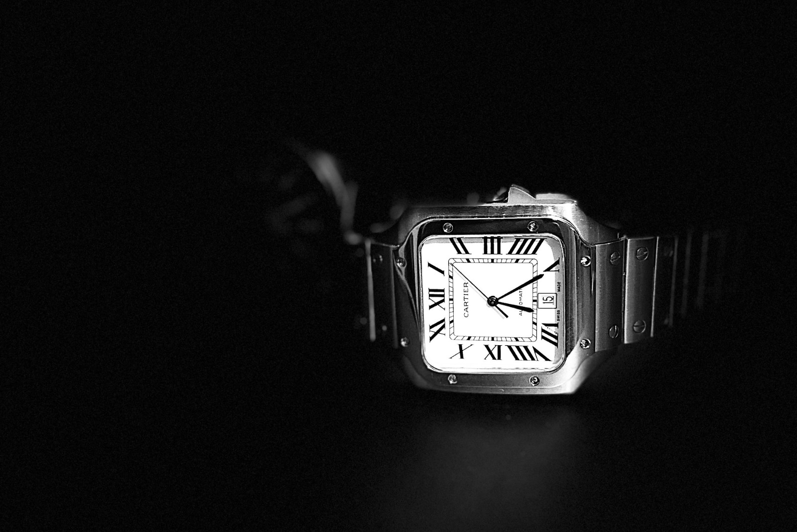 Cartier Santos Automatic Watch (Photo: Unsplash)