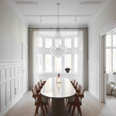 Craftsmanship and the beauty of natural materials create a lasting presence in this light-filled home in Copenhagen