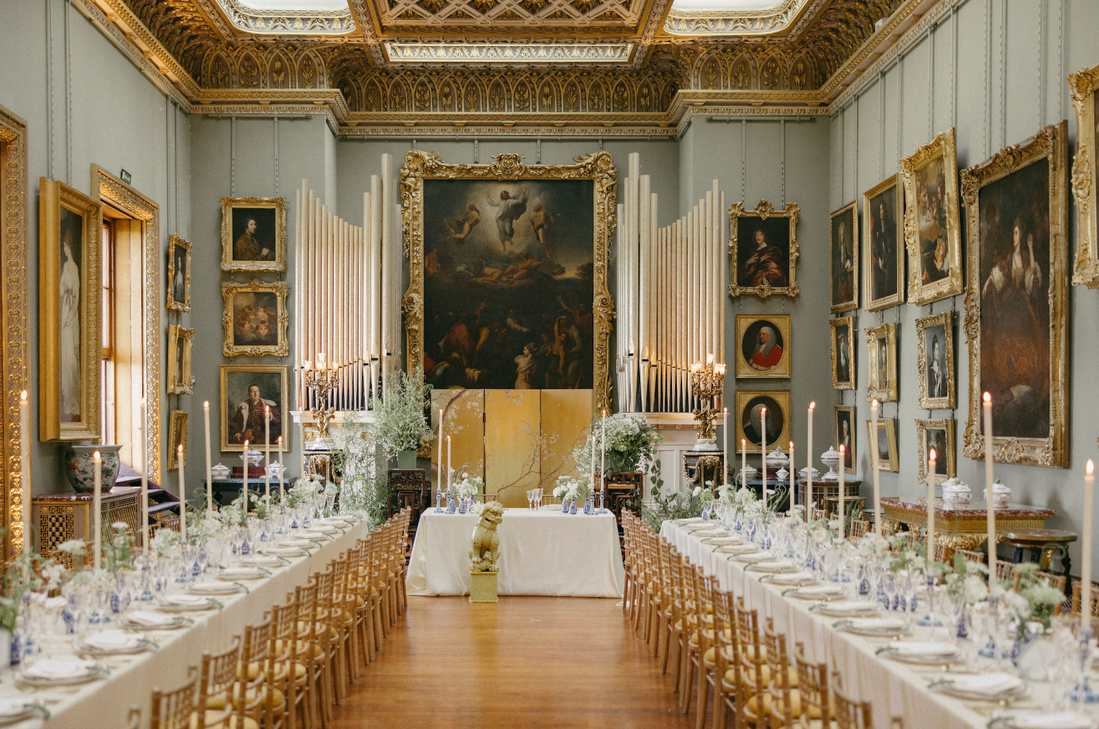The wedding reception