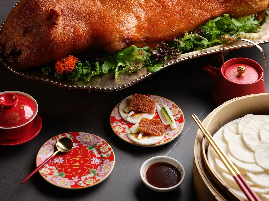 Suckling pig, available on the refreshed menu