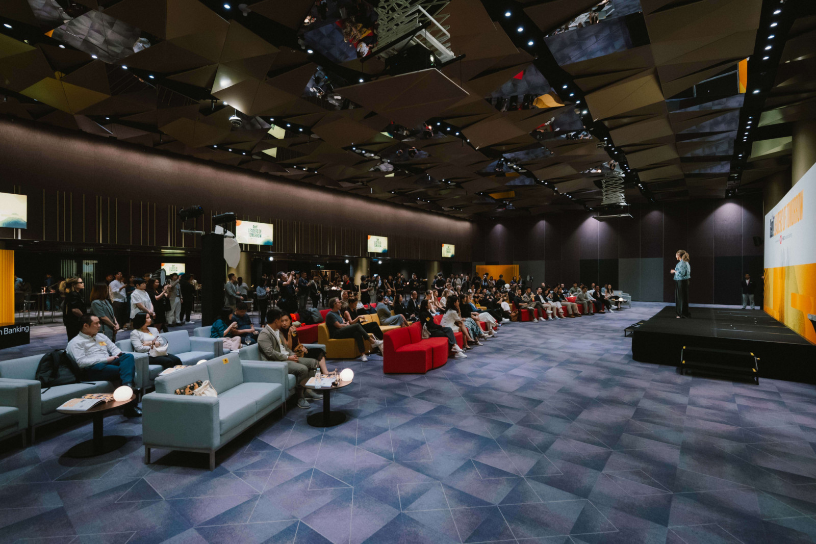 Lamunière, president of Tatler Asia, gives her opening remarks to attendees (Photo: Jeffrey Hui)