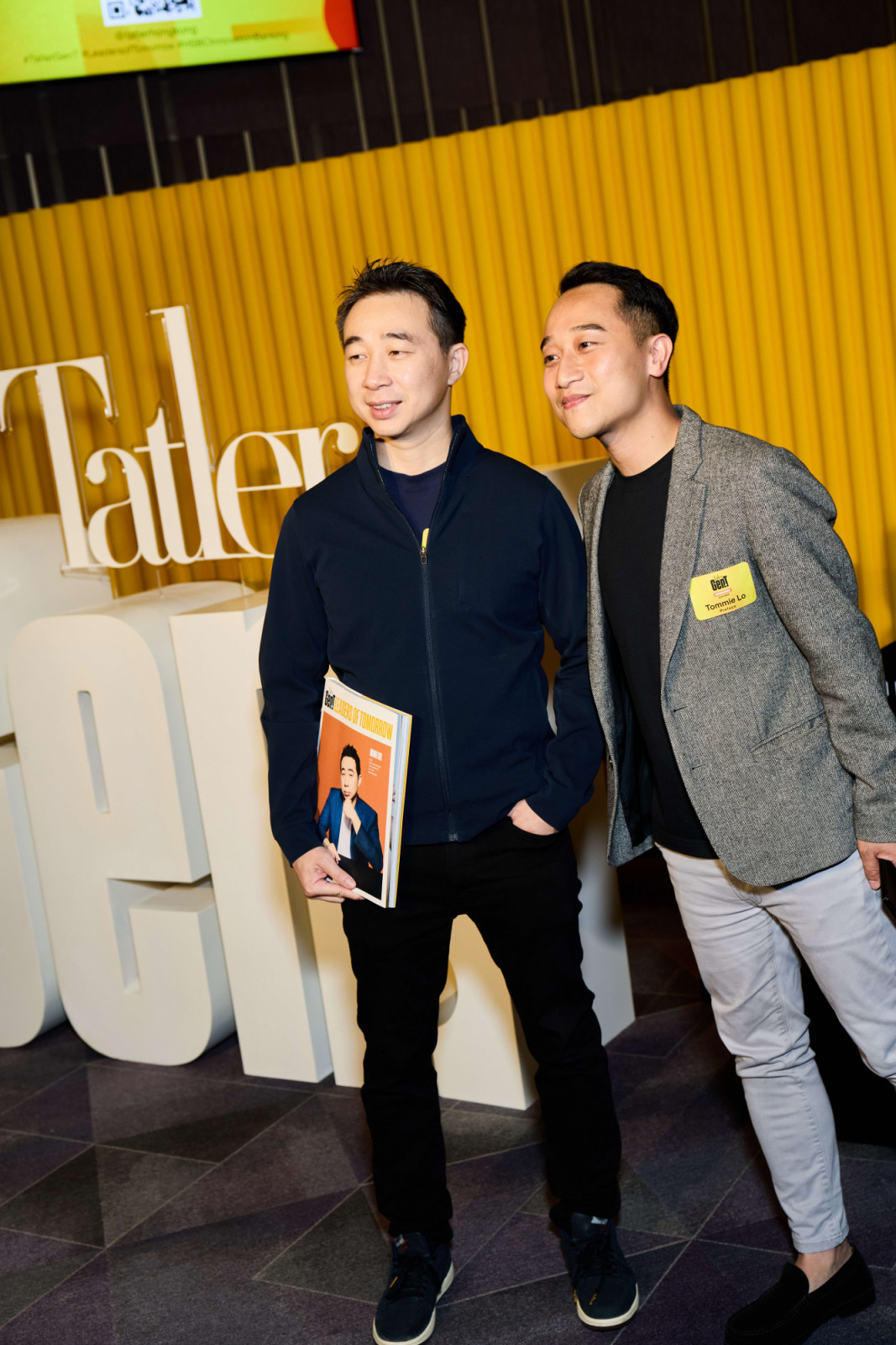 Minh Do, COO of Animoca Brands, and Tommie Lo, founder and CEO of Preface, pose for a photo (Photo: Zed Leets)
