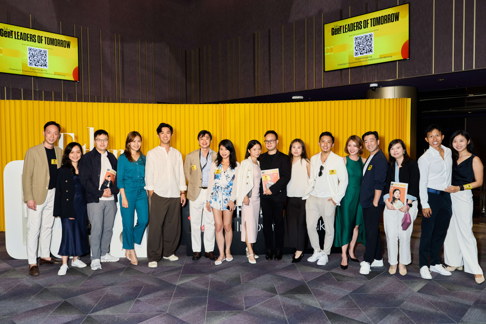 A group photo of some Gen.T honourees from the past and the 2025 edition with Chow (Photo: Zed Leets)