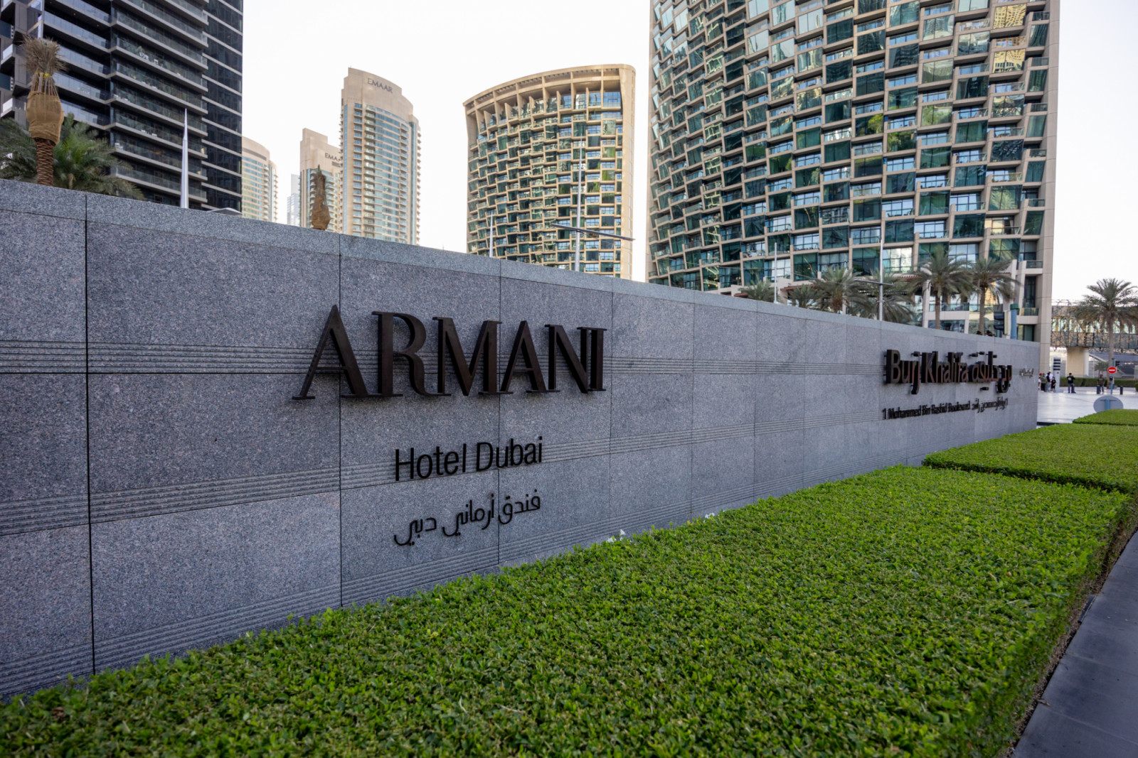 Dubai, United Arab Emirates - April 6, 2025 : Armani Hotel Dubai in Burj Khalifa, Dubai, United Arab Emirates.