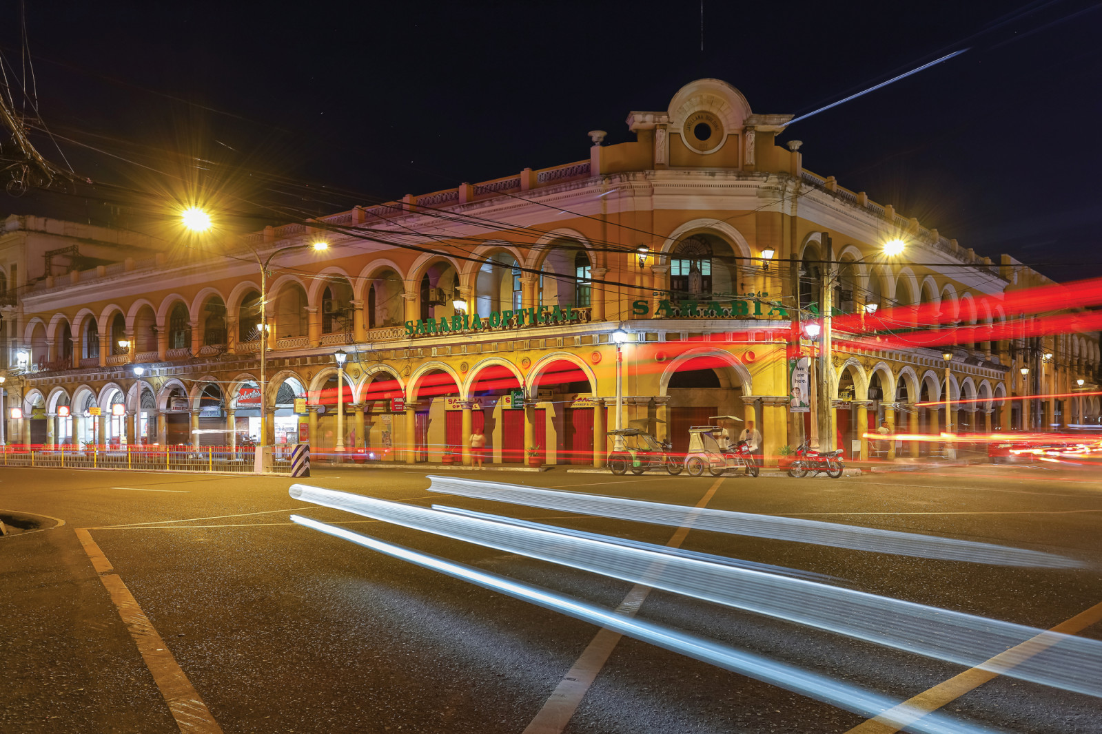 Calle Real (Royal Street in Spanish), officially named as J.M. Basa Street, is a historic street located in the old downtown district Iloilo City. It is home to several fine examples of historic luxury American era neoclassical, beaux-arts, and art deco buildings. The street has been famous since the Spanish Era.