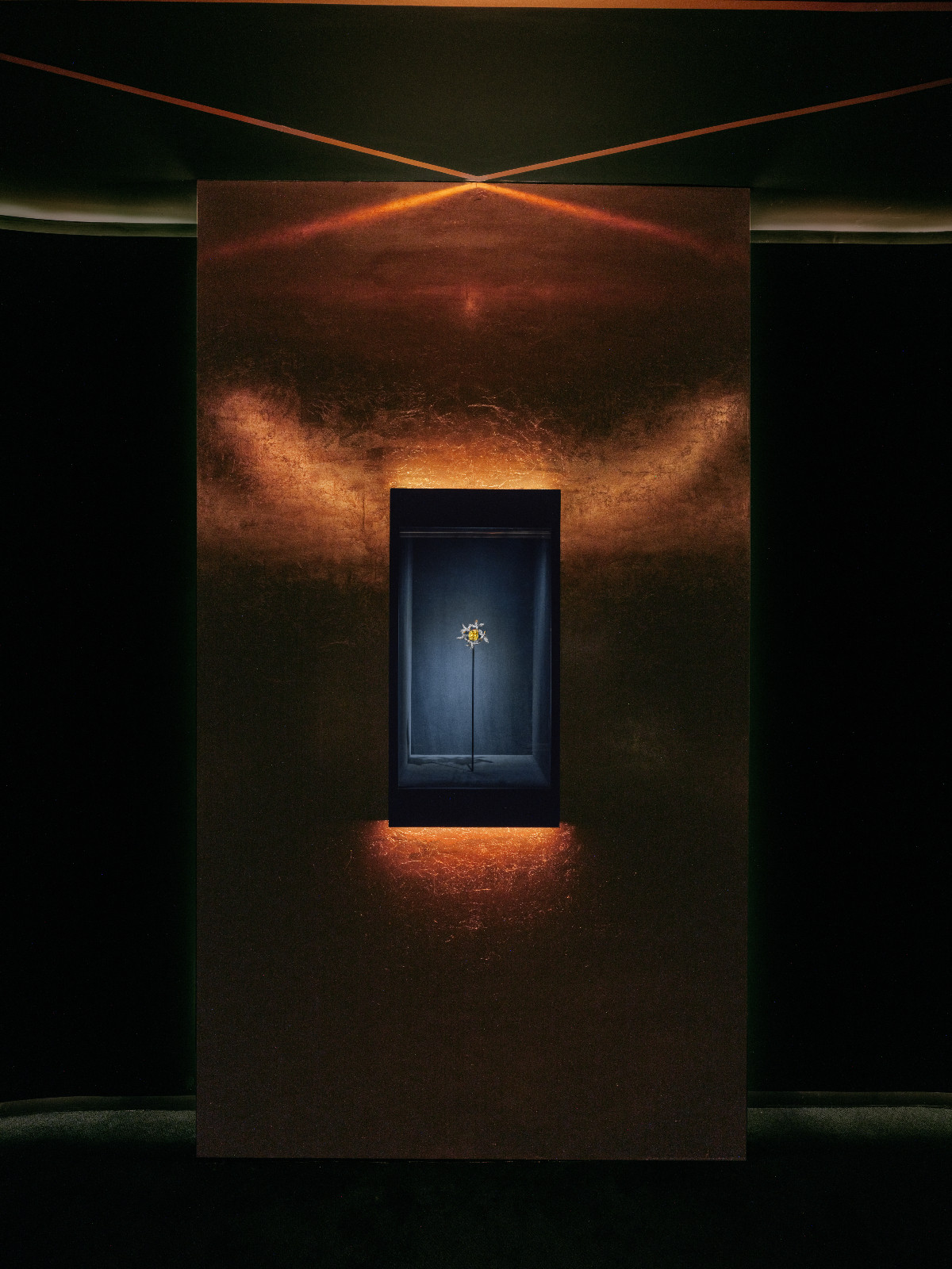 The Tiffany Diamond on display at the Legendary Legacy exhibition in Bangkok