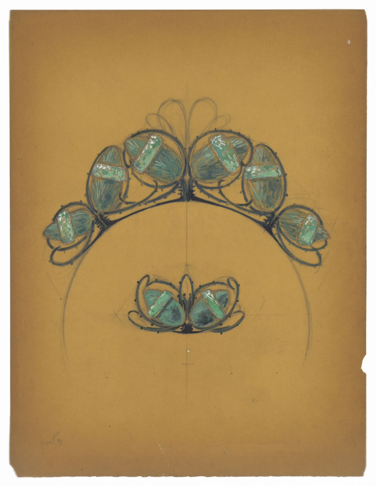 One of the exhibits at Designing Jewels: 200 Years of French Savoir-Faire (1770–1970) exhibition at The University of Hong Kong’s University Museum and Art Gallery (Photo: courtesy of L’École School of Jewelry Arts )