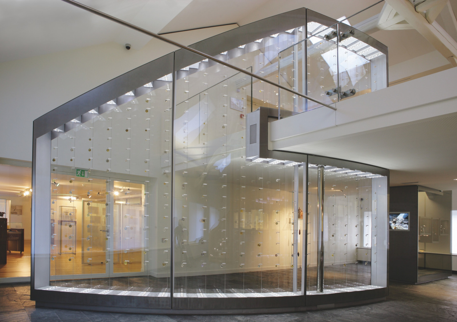 A glass wall serves as a display for 340 movements (Photo: courtesy of Jaeger-LeCoultre)