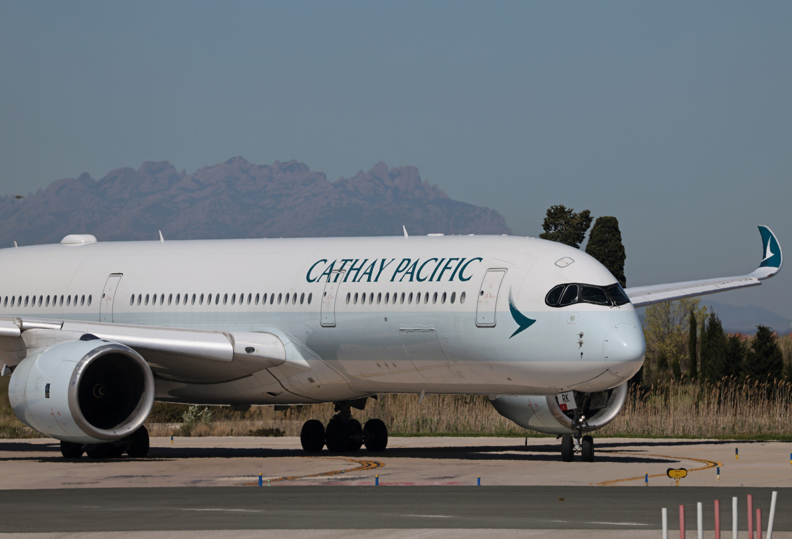 Ronald Lam, CEO of Cathay Group, said that its premium airline, Cathay Pacific, operates between Hong Kong and around 30 destinations within the Belt and Road Initiative region (Photo: Getty Images)