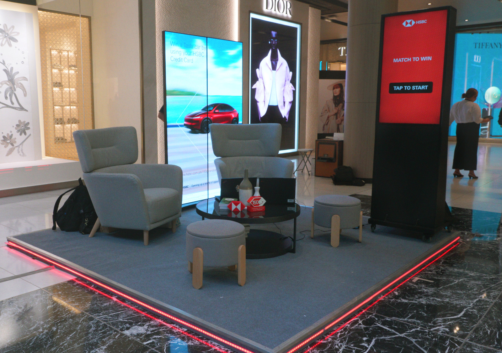 HSBC booth