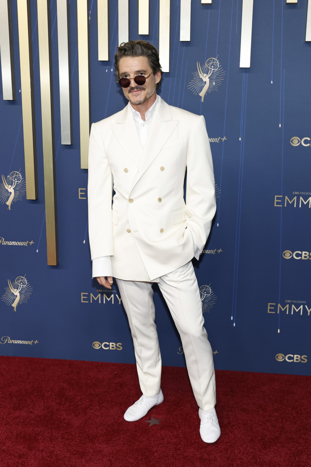 LOS ANGELES, CALIFORNIA - SEPTEMBER 14: Pedro Pascal attends the 77th Primetime Emmy Awards at Peacock Theater on September 14, 2025 in Los Angeles, California. (Photo by Kevin Mazur/Getty Images)