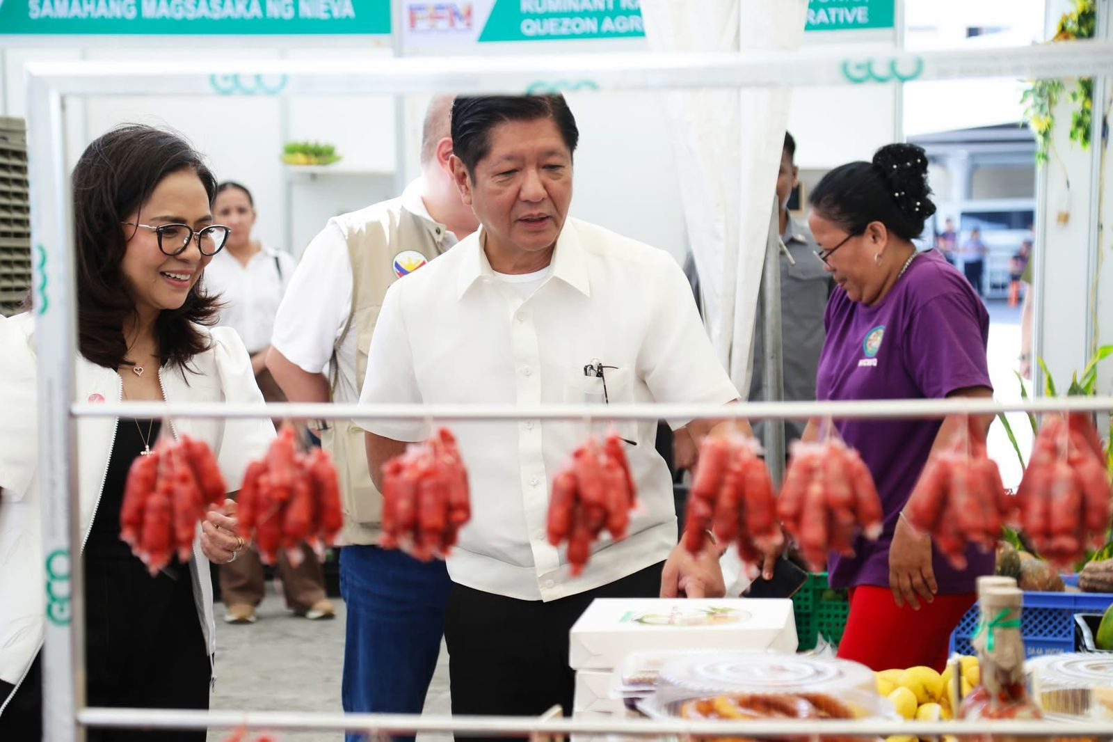 President Bongbong Marcos at the Filipino Food Month event in Lucena, Quezon exploring Southern Filipino cuisine
