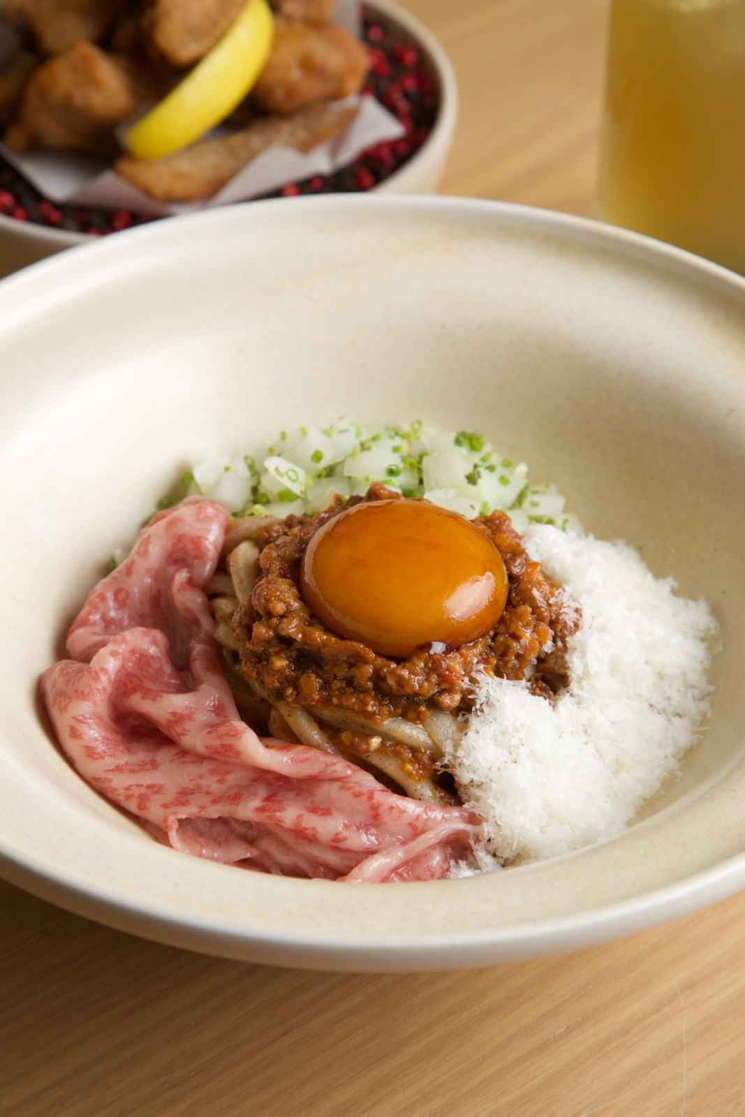 Makanai, a new restaurant in BGC by chef Jorge Mendez and the Cibo Group led by Amado Forés, Mercedes Forés and Edgar Allan Caper | Wagyu bolognese maze-soba