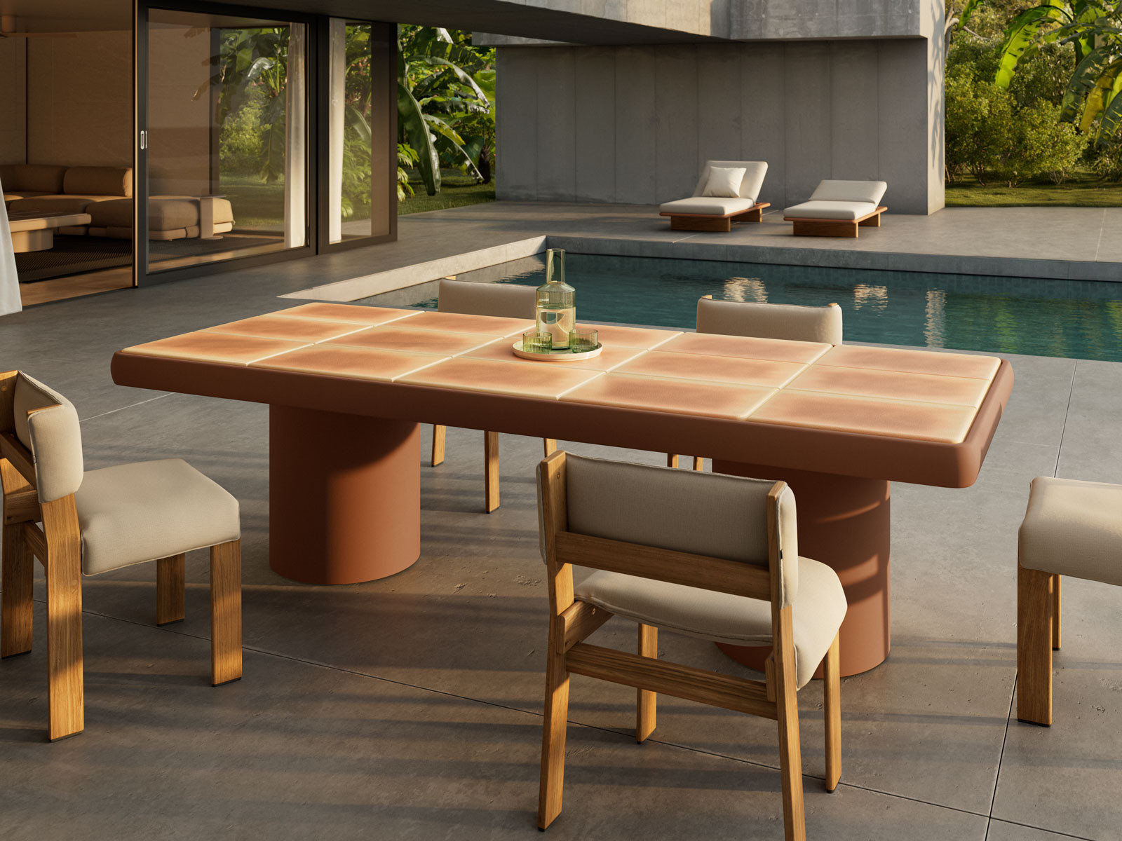 Patricia Urquiola’s Insula table for Kettal showcased at Salone del Mobile.Milano 2025