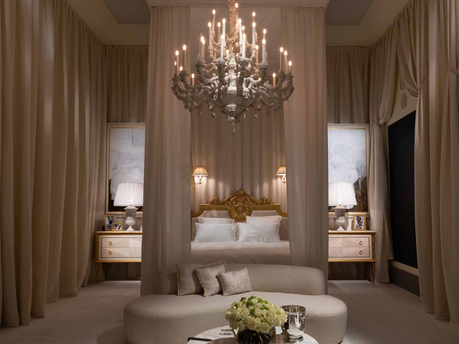 Pierre-Yves Rochon’s Villa Héritage showcased installation at Salone del Mobile.Milano 2025