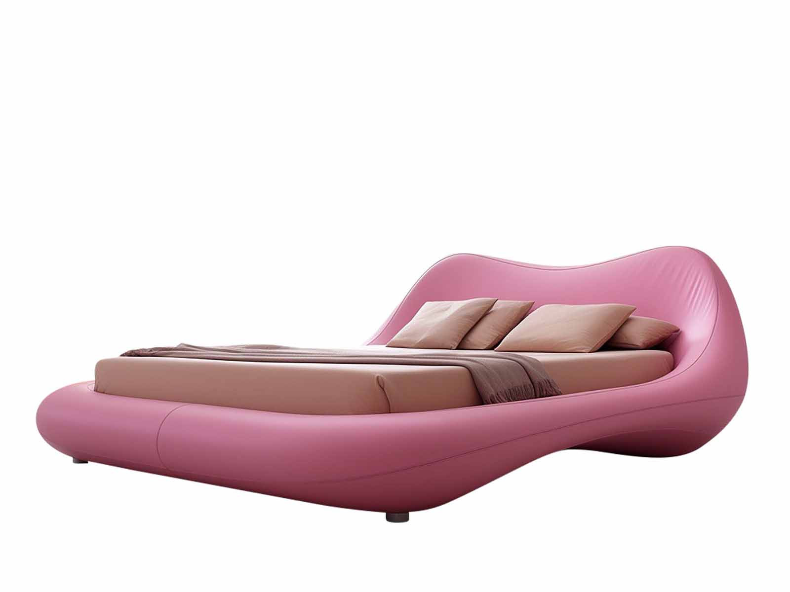 Karim Rashid’s Fluid Dreams bed showcased at Salone del Mobile.Milano 2025