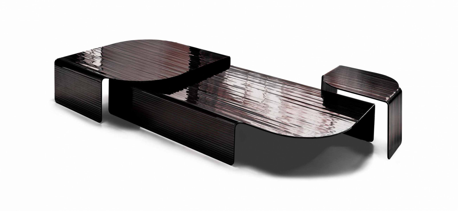 Lorenzo Remedi’s Blackjoy console for Arketipo showcased at Salone del Mobile.Milano 2025