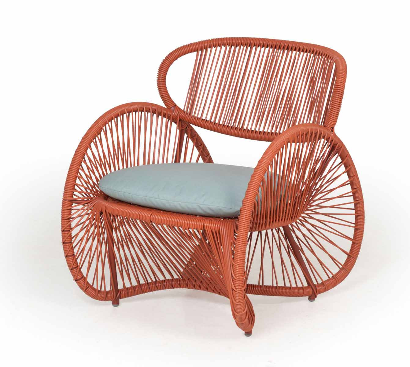 Kenneth Cobonpue’s Aero Easy armchair showcased at Salone del Mobile.Milano 2025