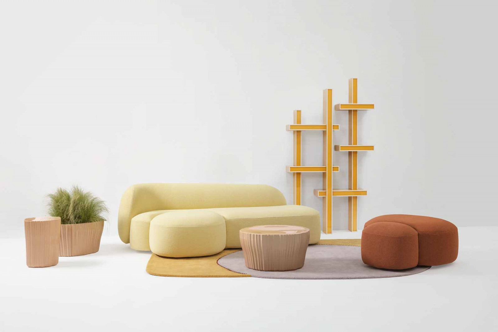 Patricia Urquiola’s Lepid shelves for Kartell showcased at Salone del Mobile.Milano 2025