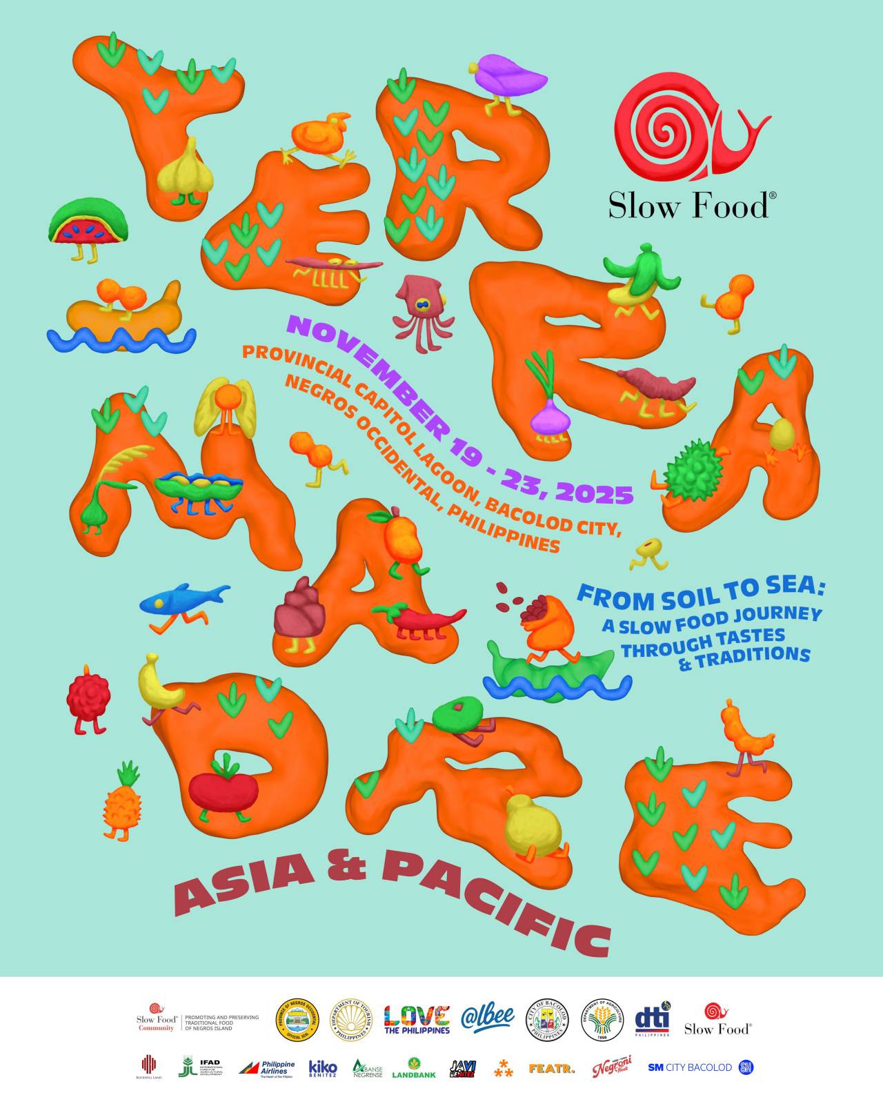 Terra Madre Asia Pacific 2025 is happenign this November 19-23 in Bacolod City, Negros Occidental