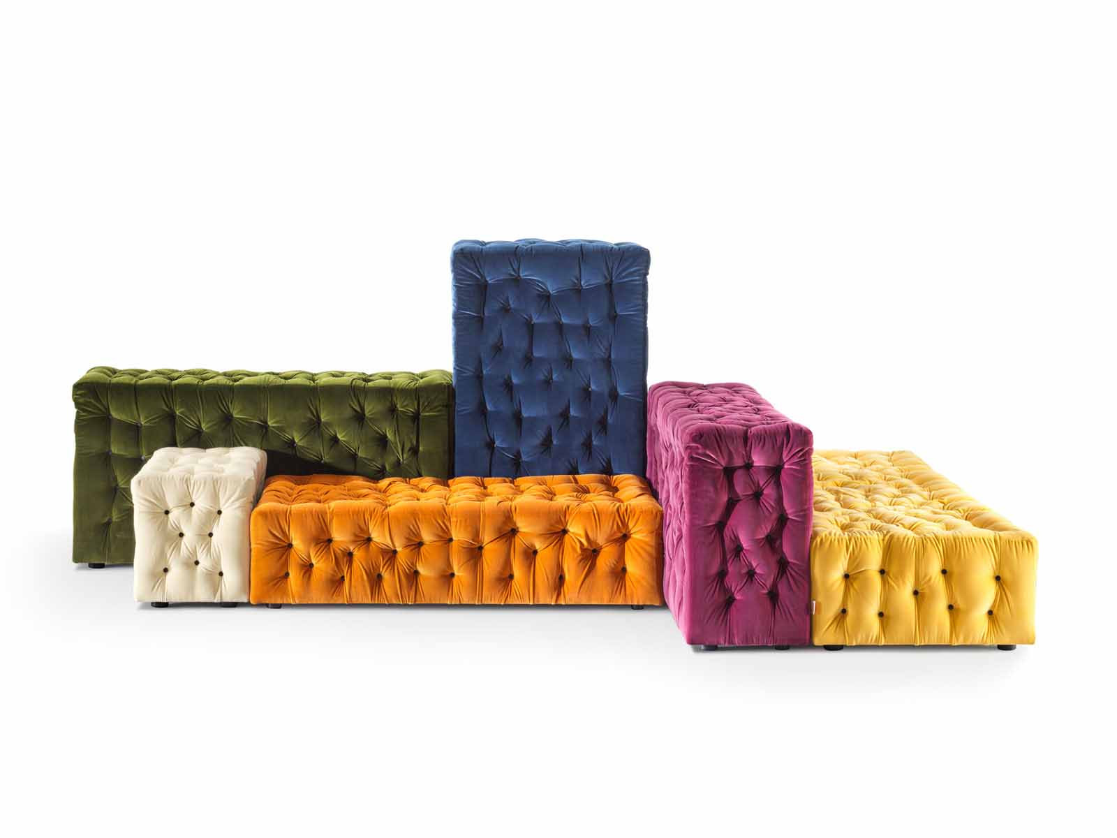 La Michetta by late designer Gaetano Pesce for Meritalia showcased at Salone del Mobile.Milano 2025
