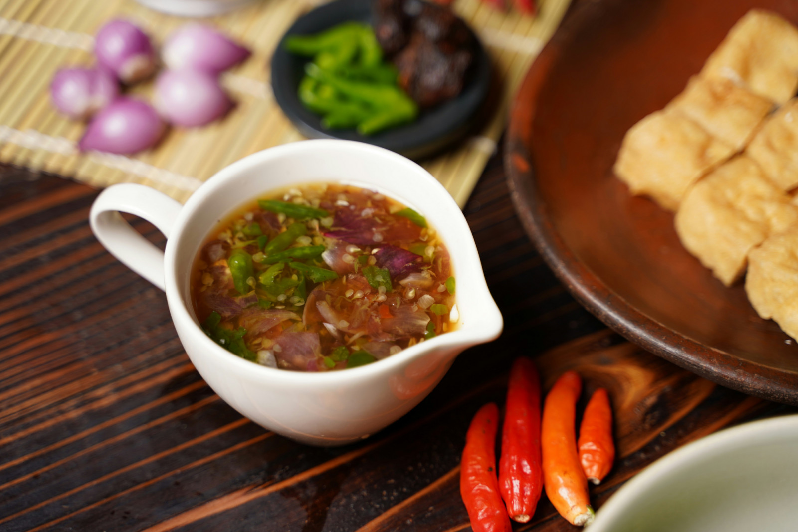 A bird's eye sambal sauce.