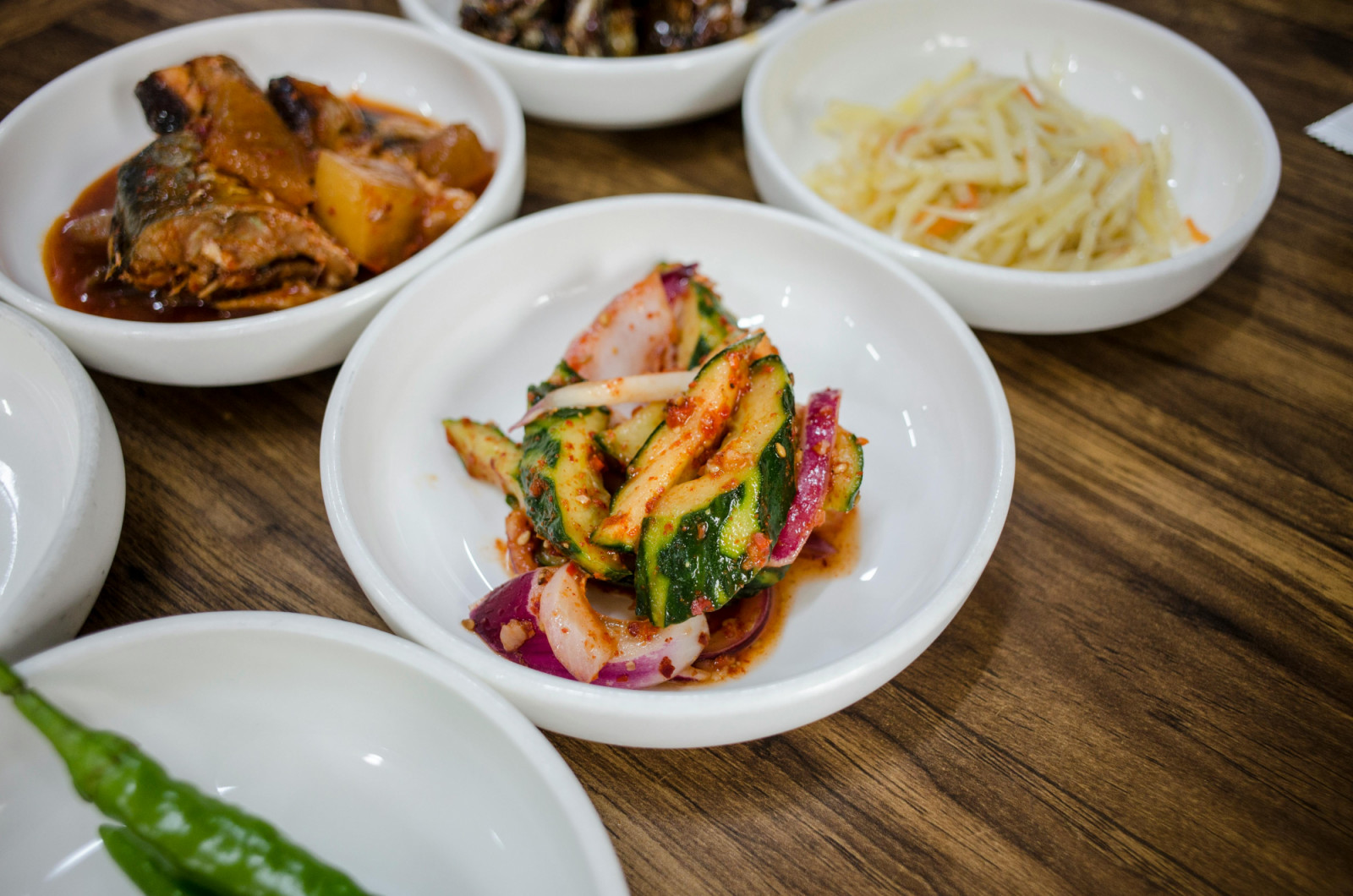 Korean banchan side dishes