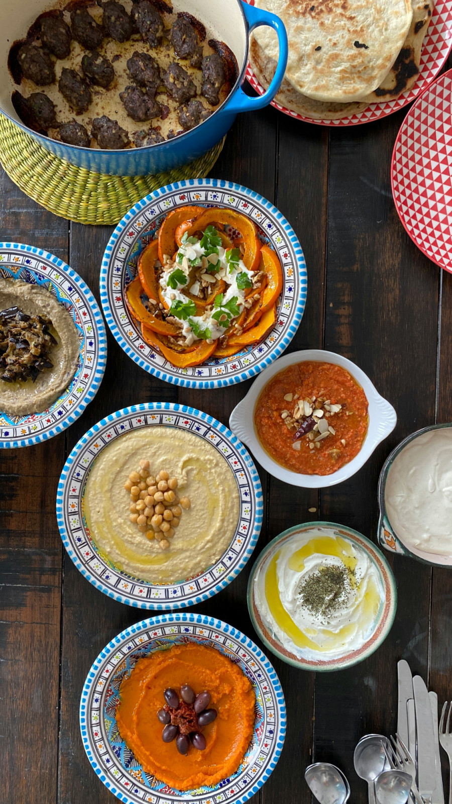 An array of mezze