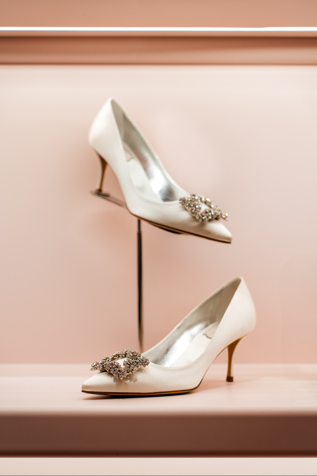 The Efflorescence Pumps in satin