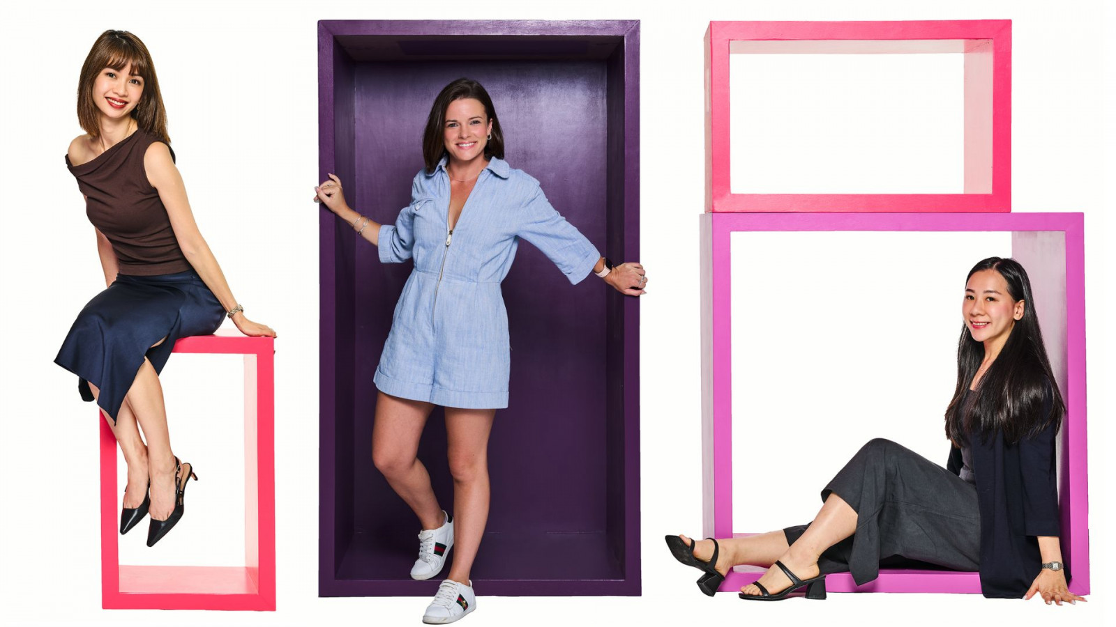 TEDxTinHau Women 2025 speakers: Dr Shirla Sum, Katie Oropallo and Gigi Ngan (Images: courtesy of TEDxTinHau Women)