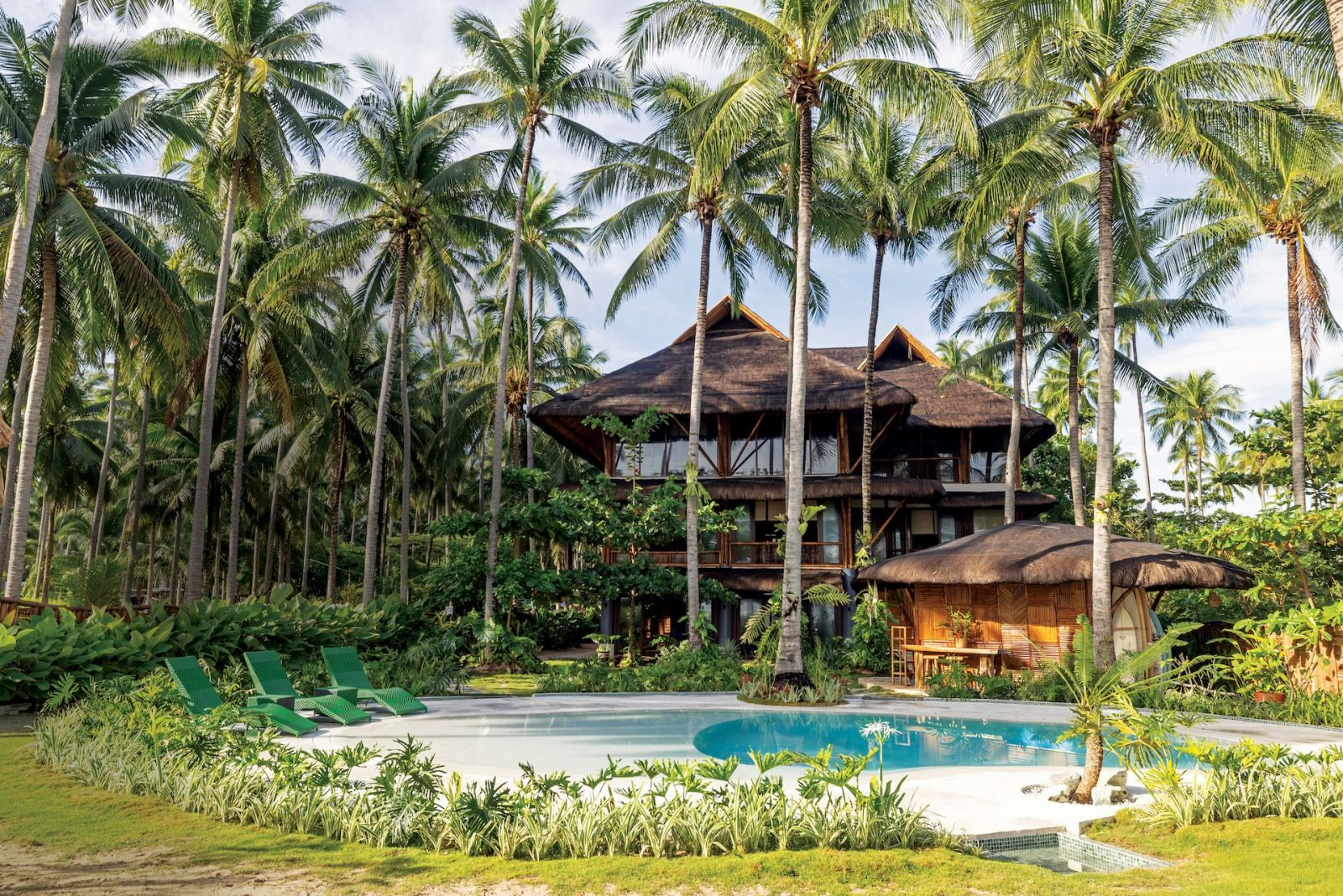 The pool of Aman Sinaya on Mati Island in Davao Oriental, Mindanao (Photo: Scott A Woodward)