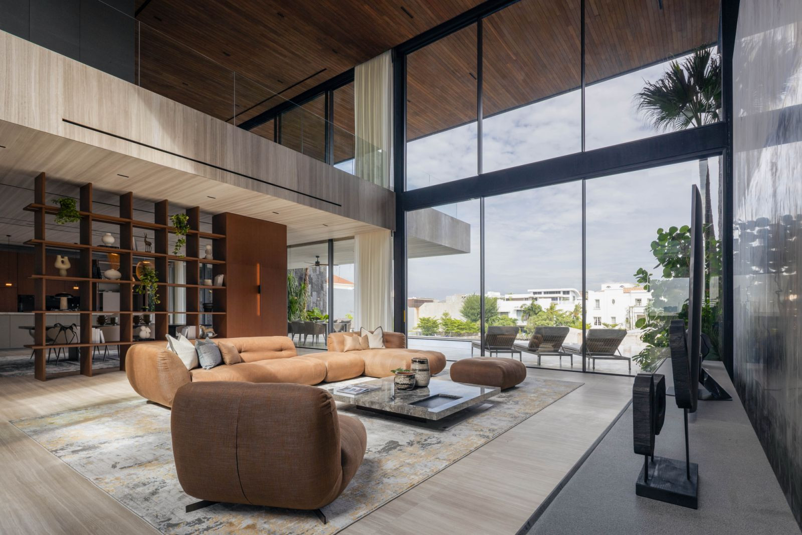 The project’s official name, From Inside Looking Out, reflects the design’s core gesture of framing views while ensuring privacy  (Photo: Indra Wiras)
