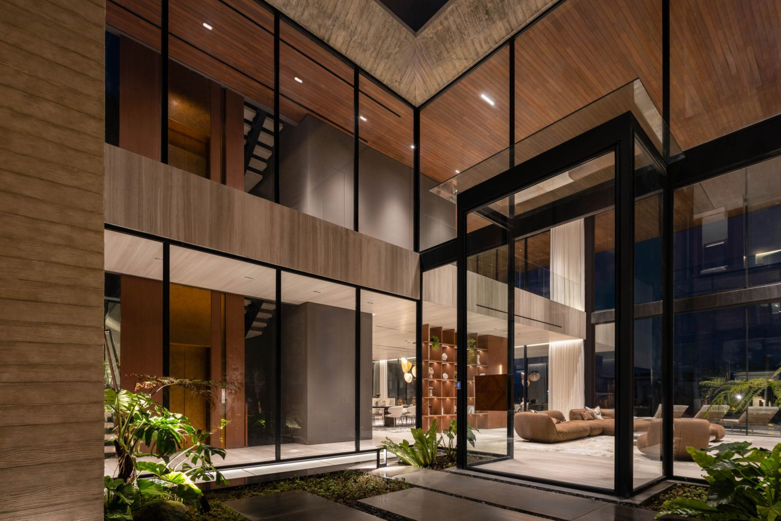 The four-storey residence was envisioned as a sanctuary  (Photo: Indra Wiras)