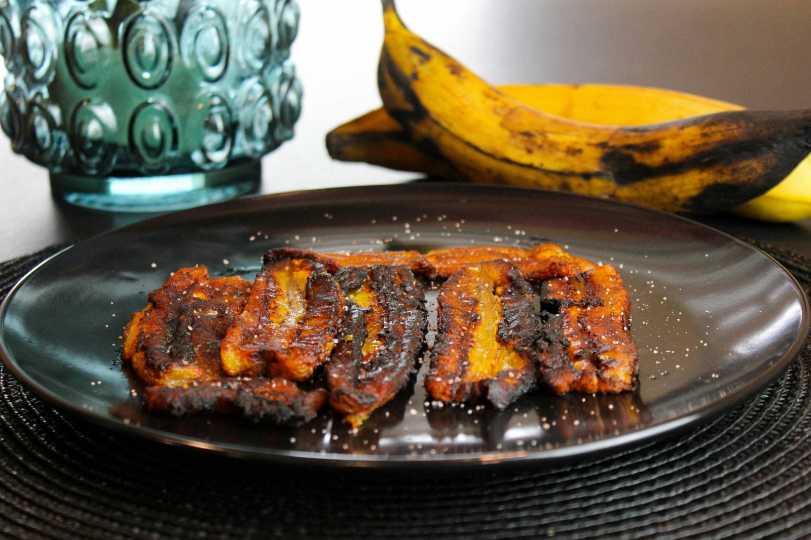 Fried bananas