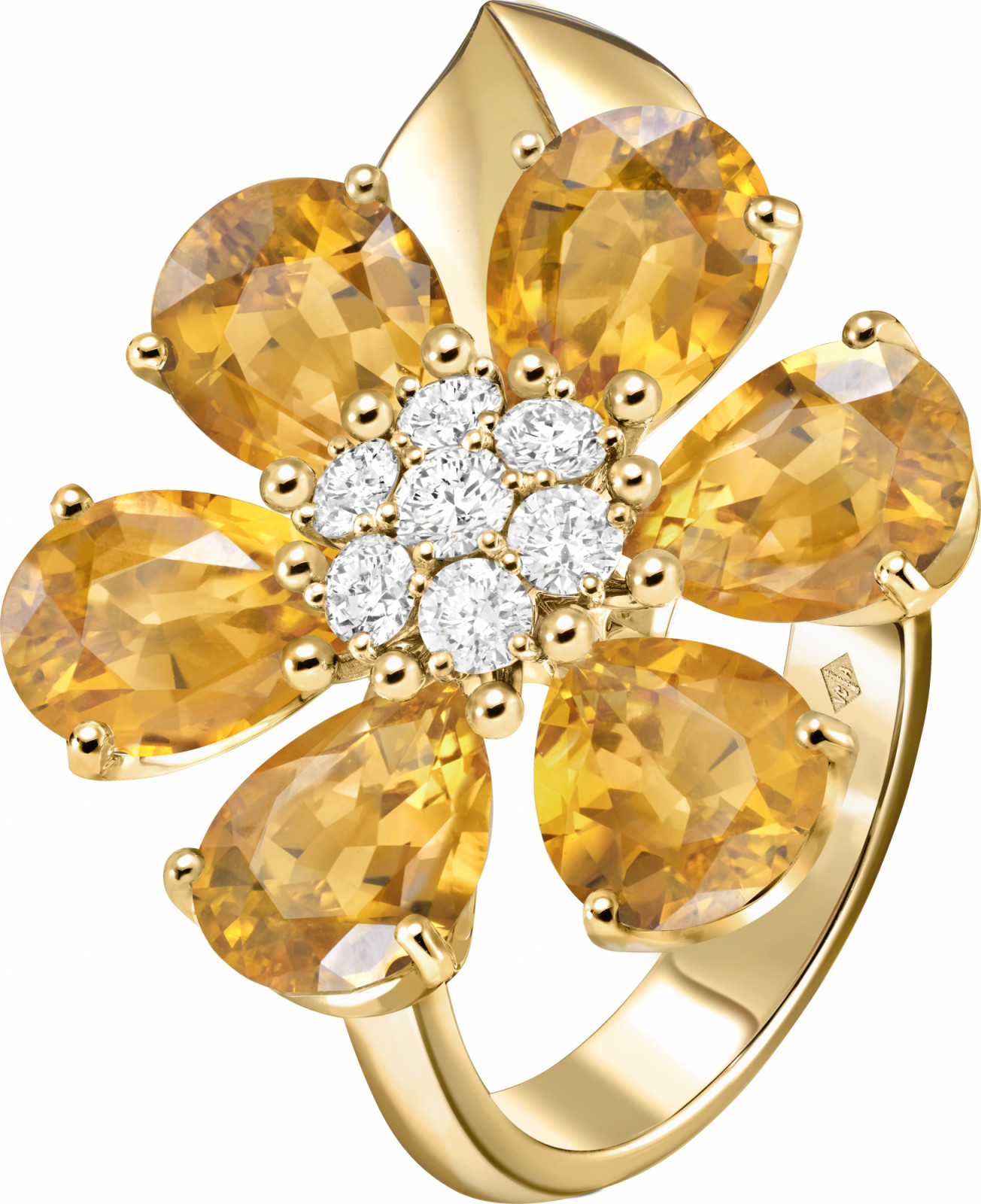 Fleurs d’Hawaï ring (Photo: courtesy of Van Cleef & Arpels)
