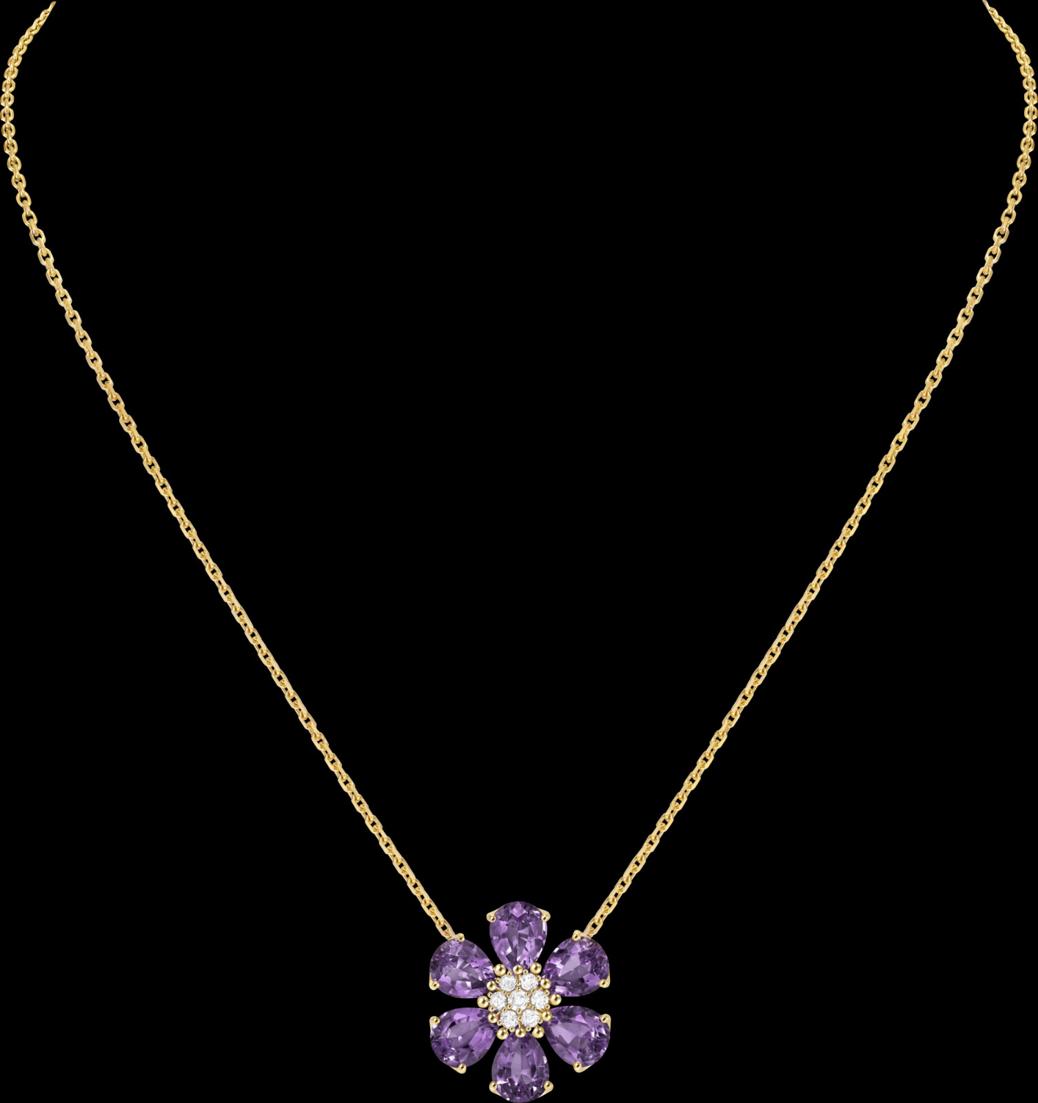 Fleurs d’Hawaï pendant (Photo: courtesy of Van Cleef & Arpels)