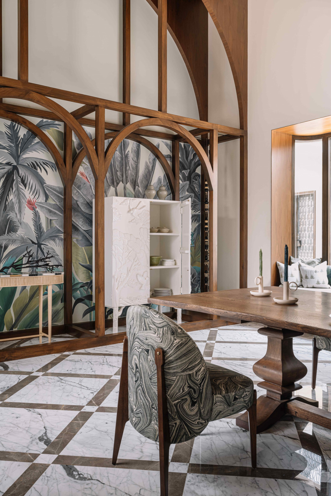 Artisanal fittings and furnishing abound