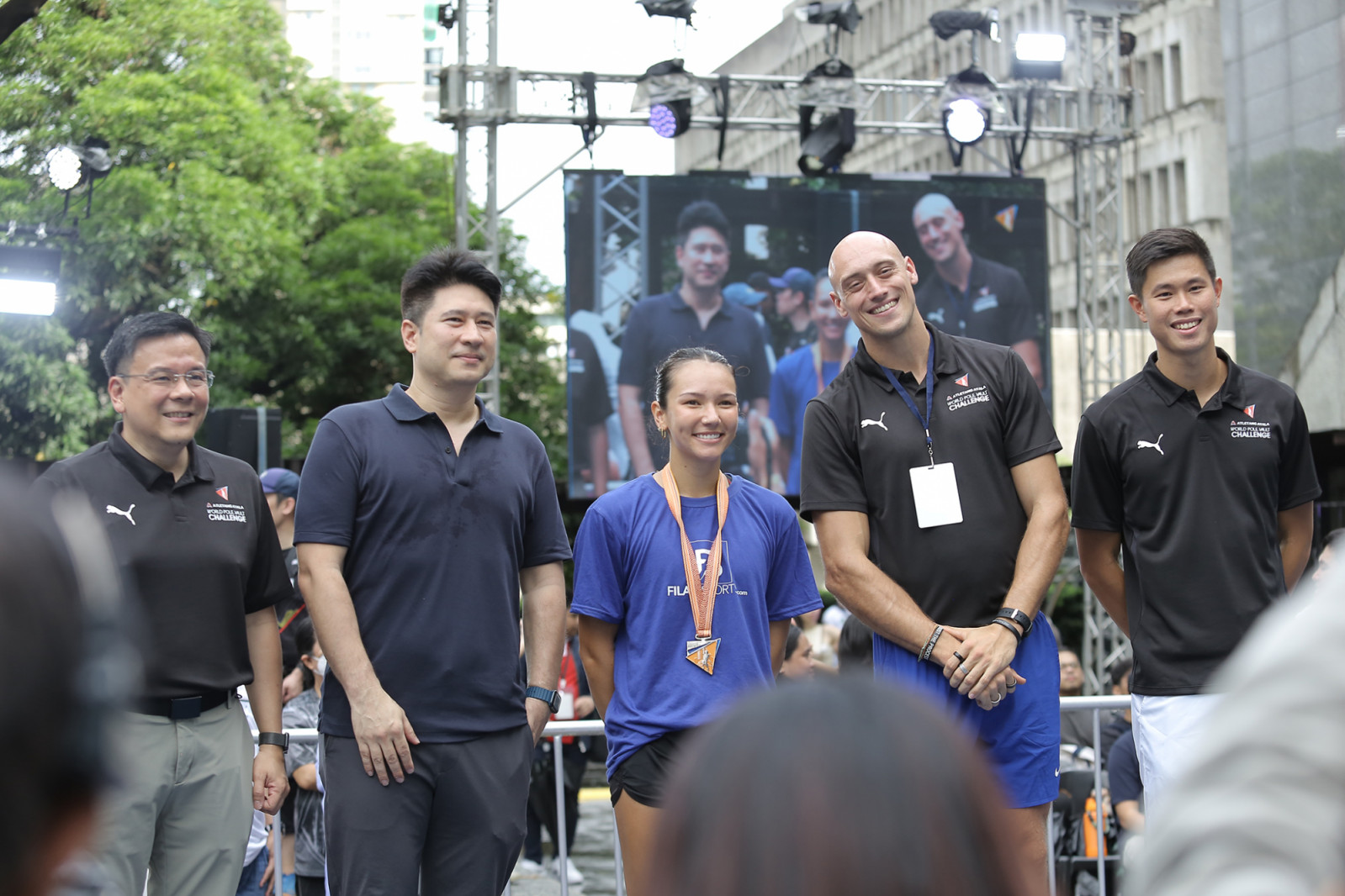 Amy Christensen is the silver medallist in the women's division of the National Pole Vault Competition (Photo: Edwin Hermoso)