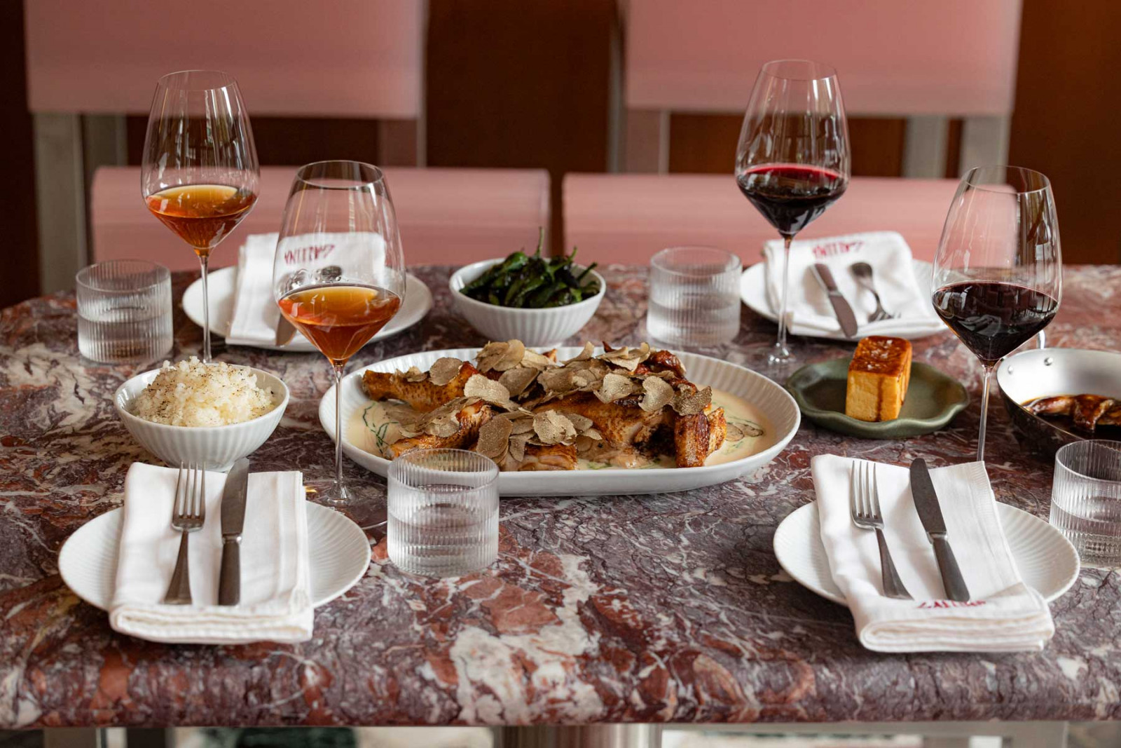 It brings together French, Greek, and Nordic cuisines under the direction of award-winning chef Pavlos Kyriakis (Photo: Gallina)