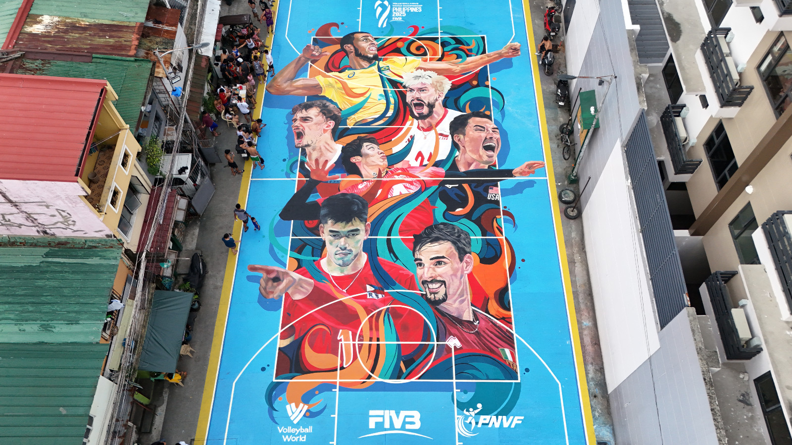 The sports court in Parañaque by Maya Carandang (Photo: Courtesy of FIVB)