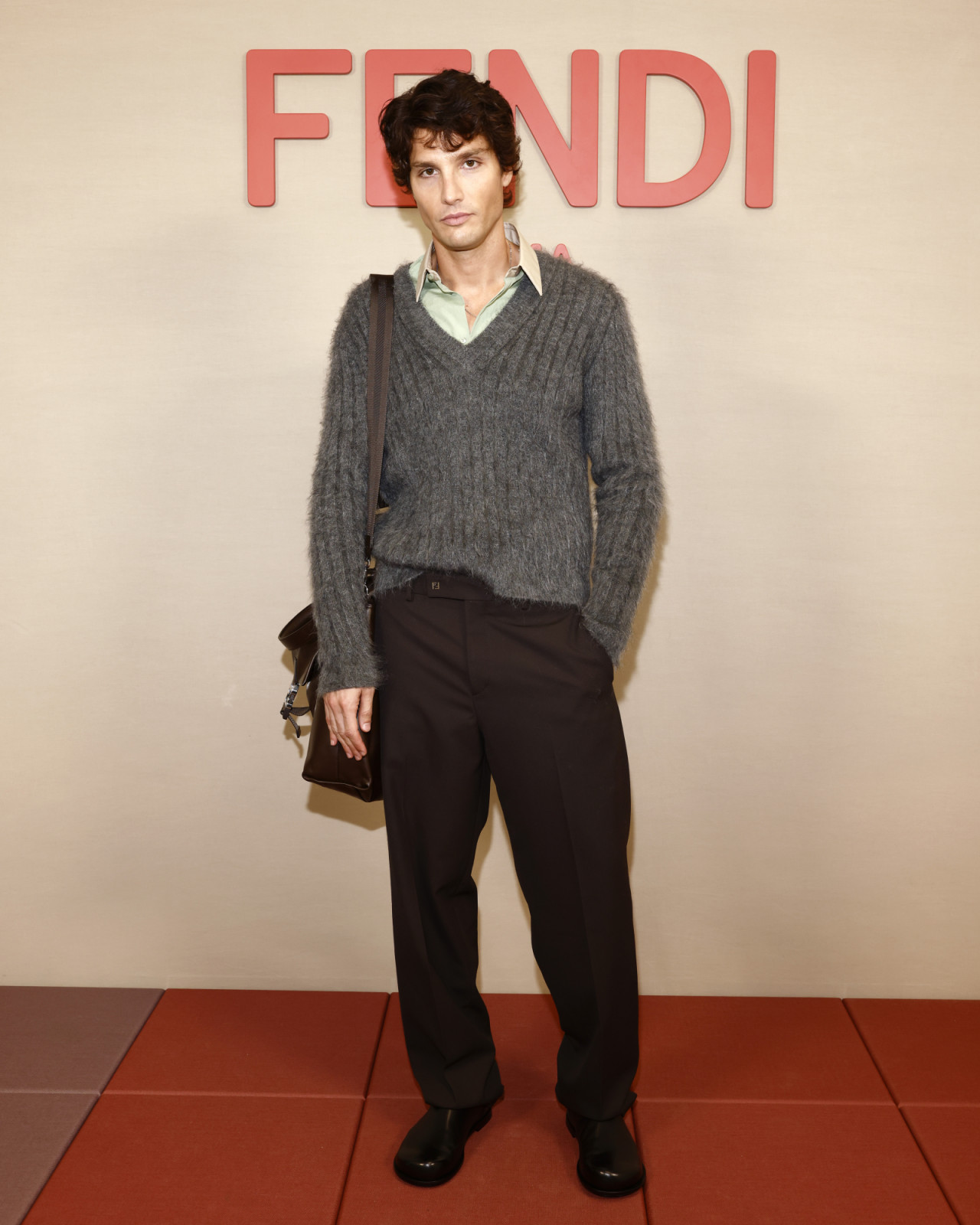 MILAN, ITALY - SEPTEMBER 24: Alex Sánchez de Mora is seen arriving at the Fendi fashion show during Milan Fashion Week Womenswear Spring/Summer 2026 on September 24, 2025 in Milan, Italy. (Photo by Lorenzo Palizzolo/Getty Images for Fendi)