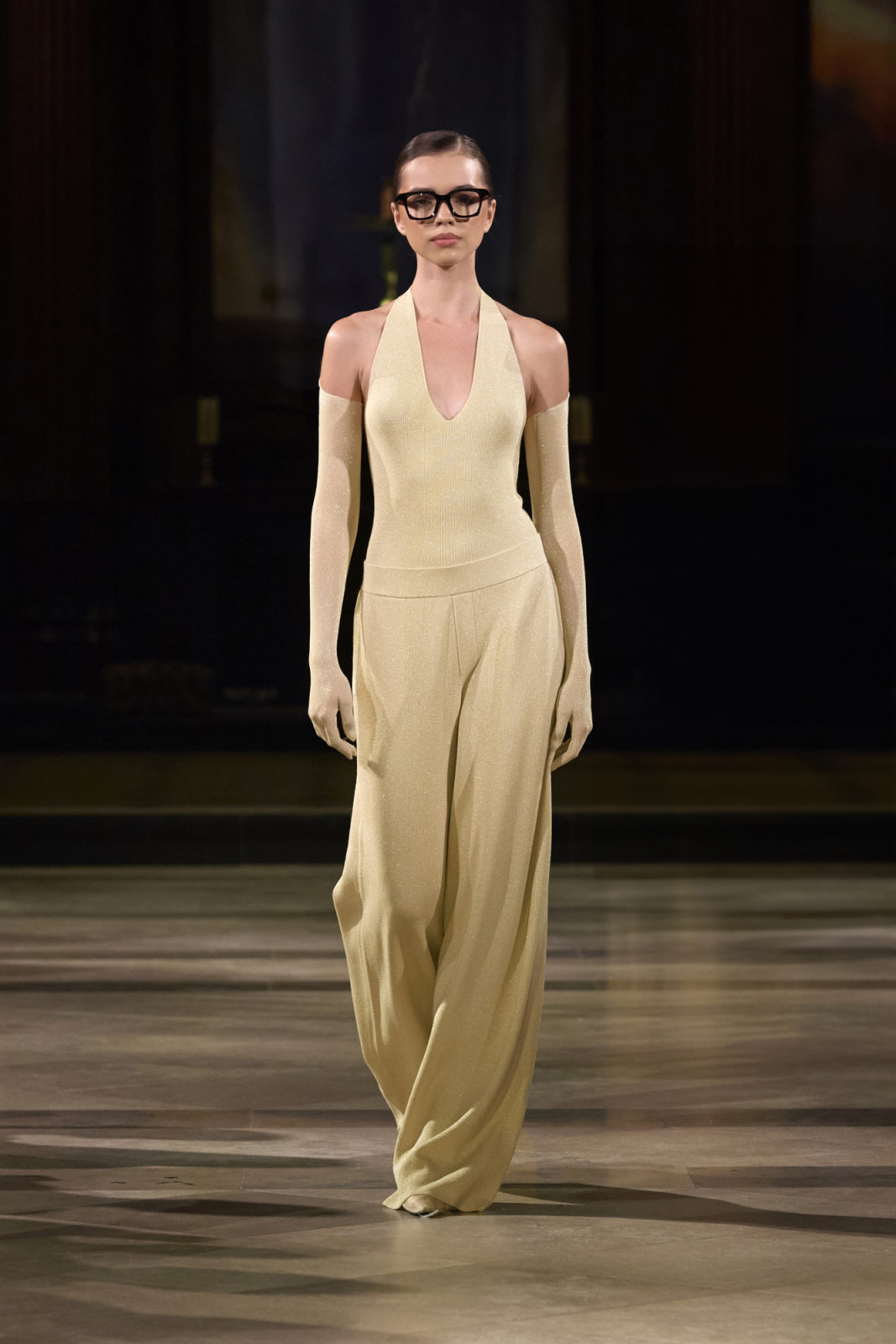 19th September 2025. A model walks in the Montsand Spring Summer 2025 Catwalk show. ©Olu Ogunshakin