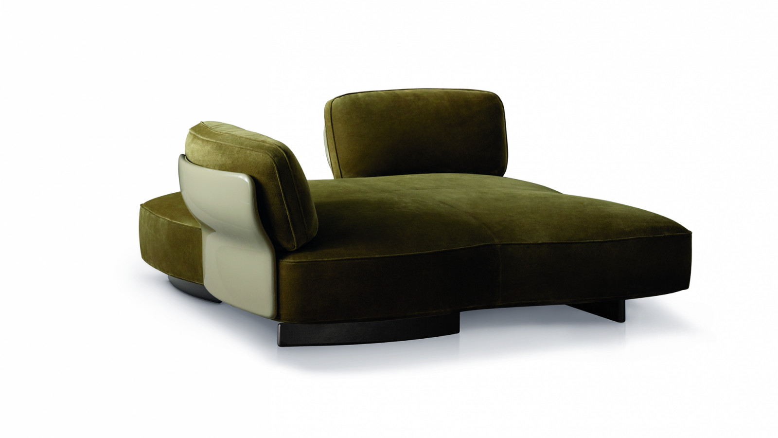 The detail of the backrest structure is inspired by calyx of a flower