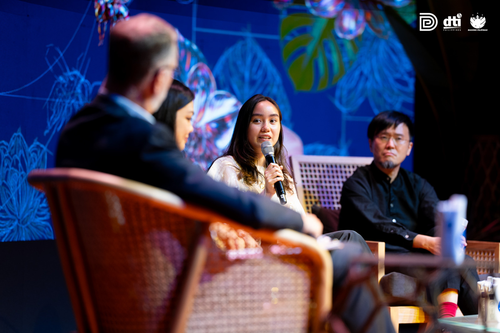 A panel discussion at the DTI Design Center of the Philippines' ninth International Design Conference, entitled "Holding The Whole"