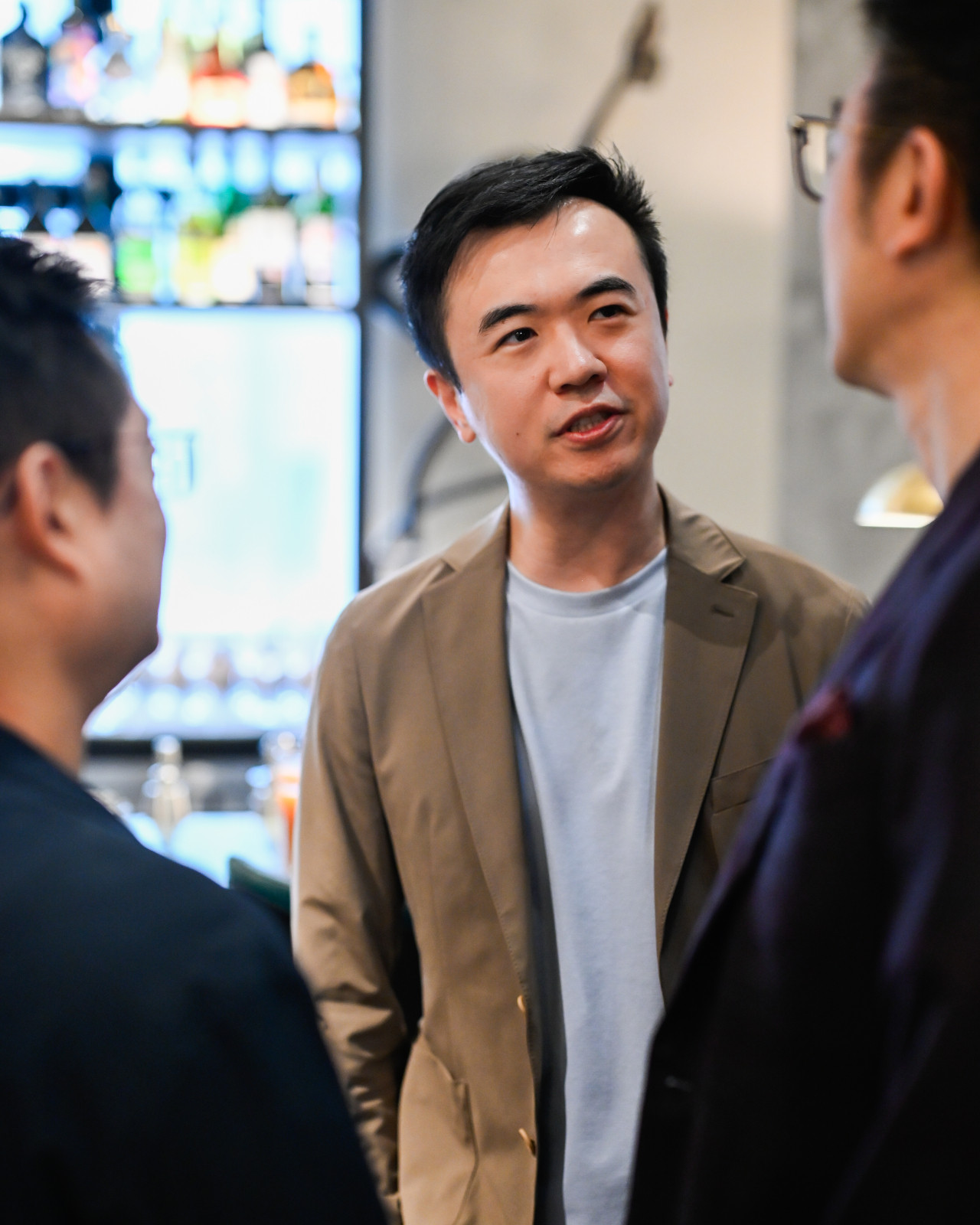 Fred Ngan, co-founder and co-CEO of Bowtie, chats with fellow guests (Photo: Tatler Hong Kong)