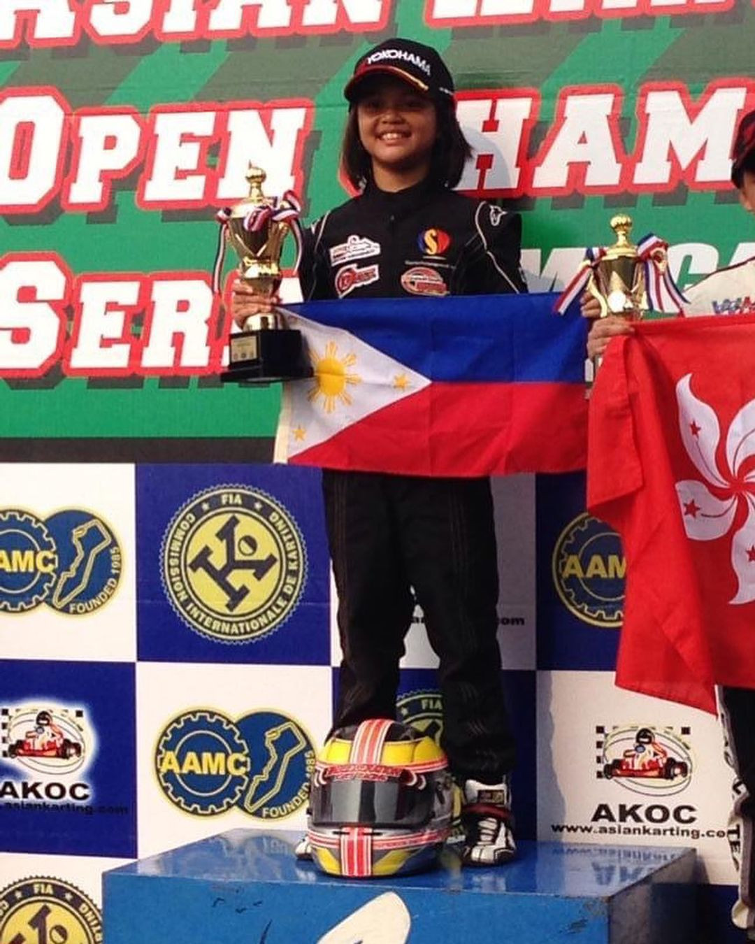 Bustamante started competitivekarting at age 5 (Photo: Bianca Bustamante/Instagram)